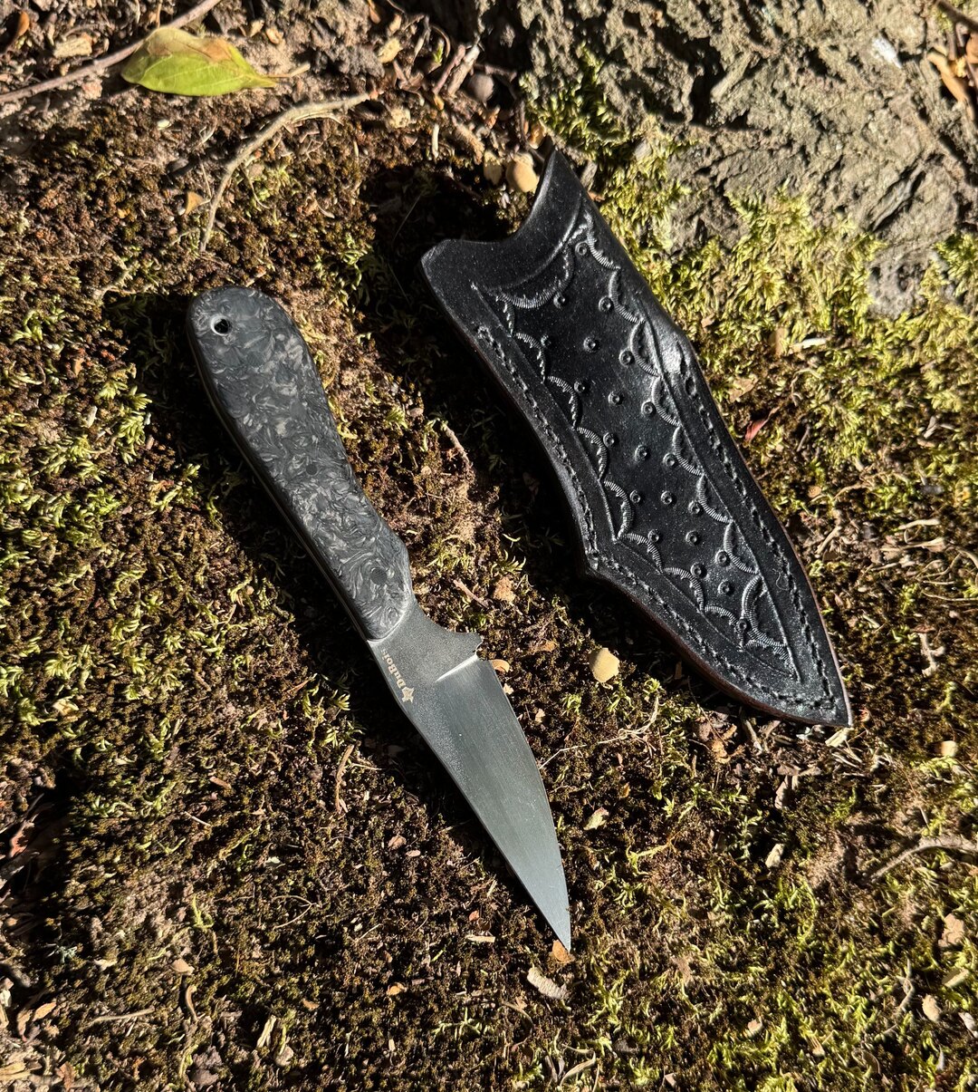 8 1/2" Fighter handmade knife No. 105 by Of the Woods Knives