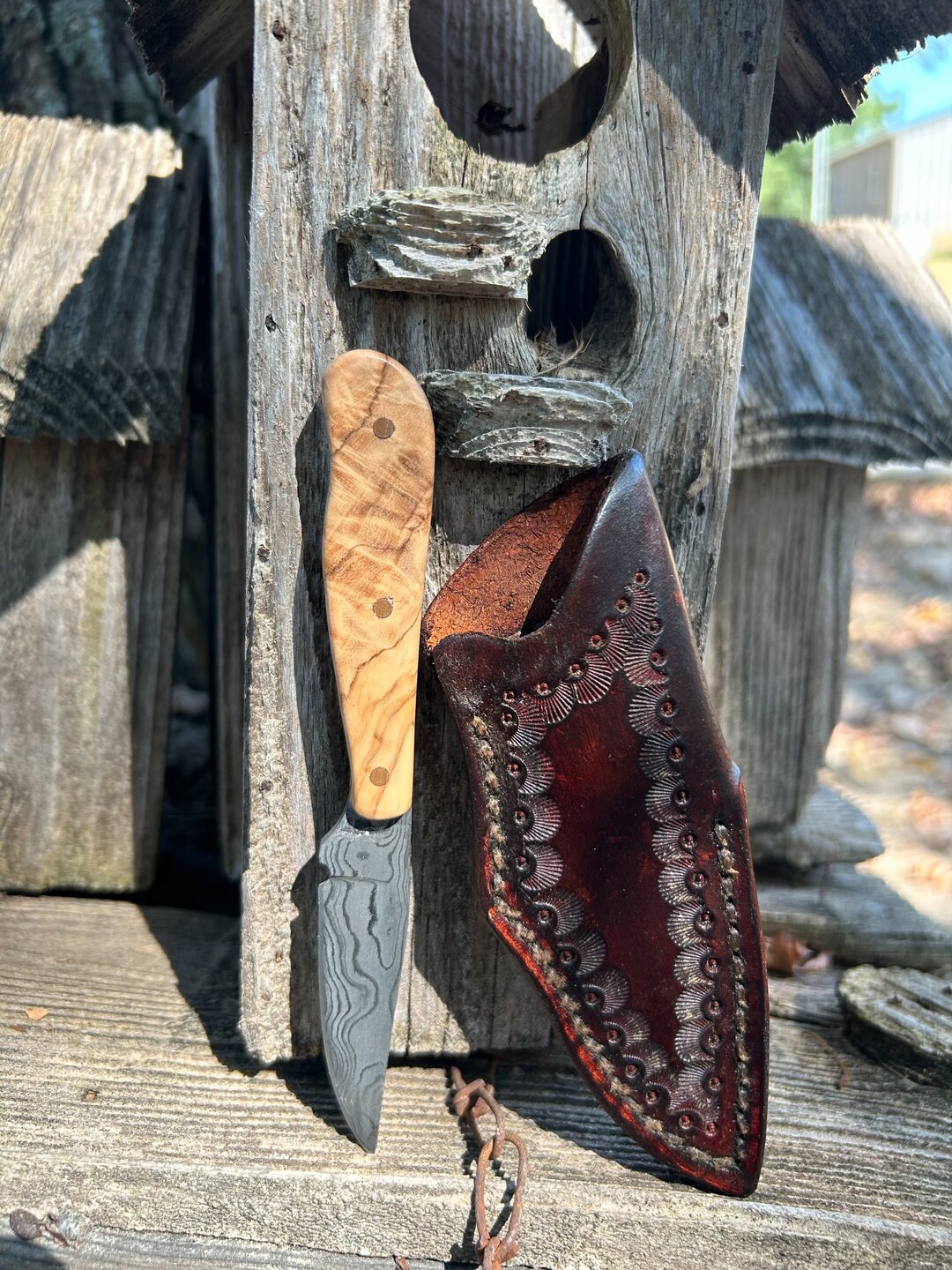 6 1/4" Slim Skinner handmade knife No. 120 by Of the Woods Knives